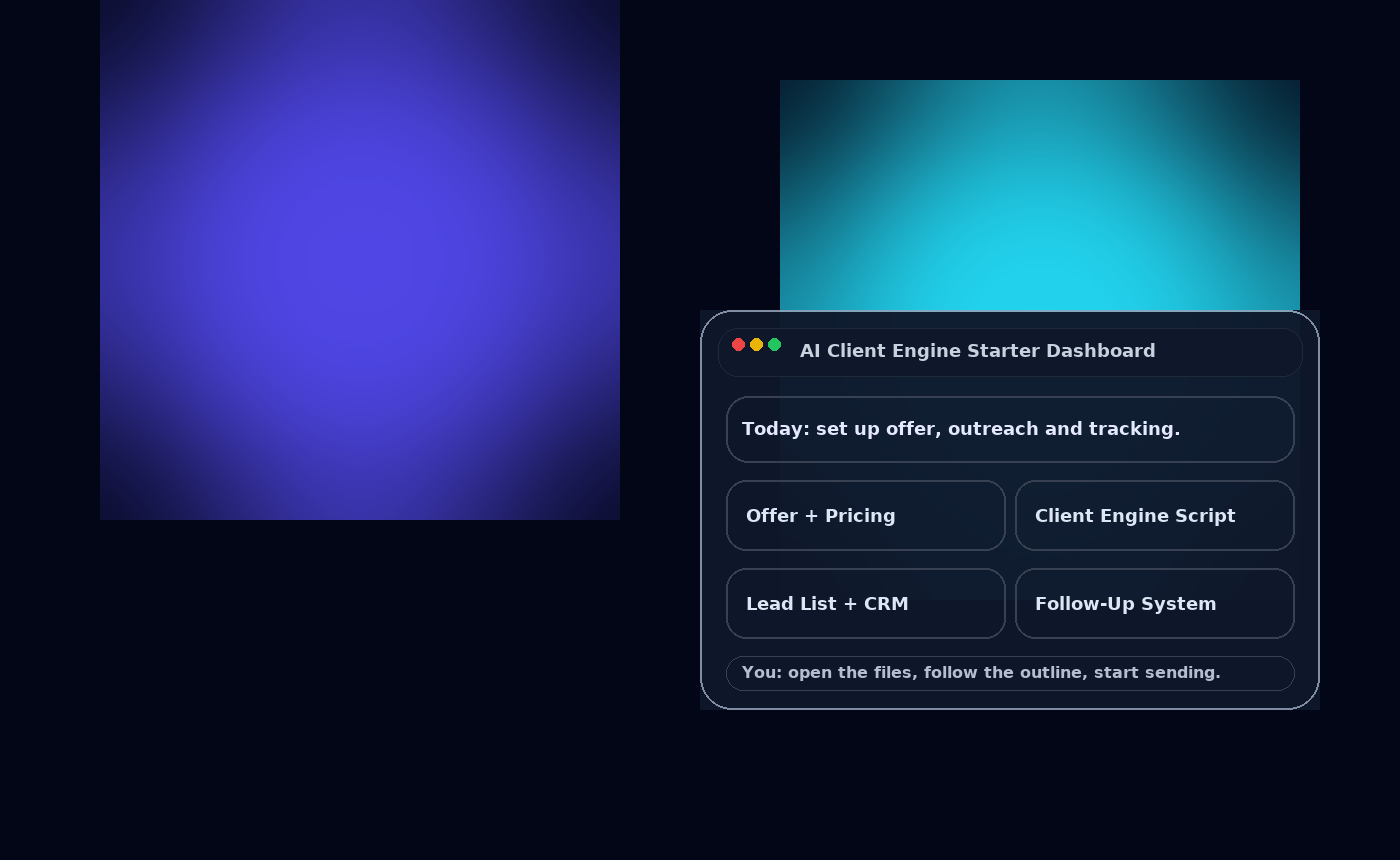 Starter AI Client Engine dashboard preview